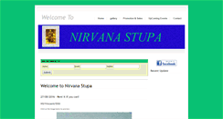 Desktop Screenshot of nirvanastupa.com