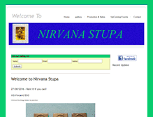Tablet Screenshot of nirvanastupa.com